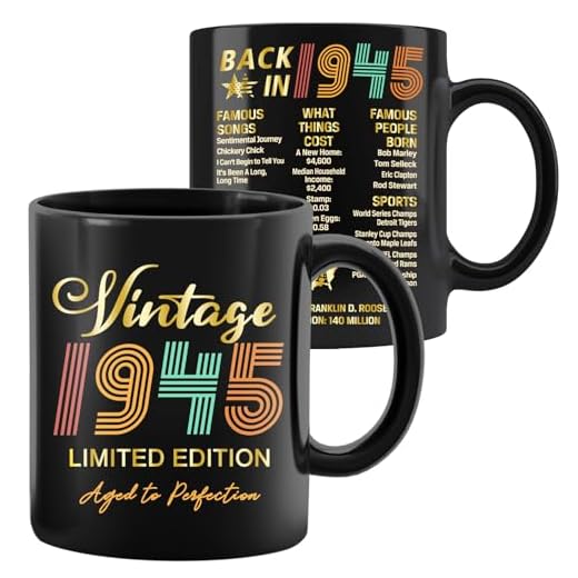 80th Birthday Gifts for Women Men,80th Birthday Gifts for Him,1945 Birthdays Gift for Women Men,Unique 80 Years Old Gift,80 Birthdays Presents Coffee Mug,Funny Coffee Mug,Ceramic Coffees Mugs