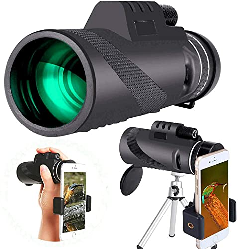 Monoculares 12X50 HD, con soporte Cover