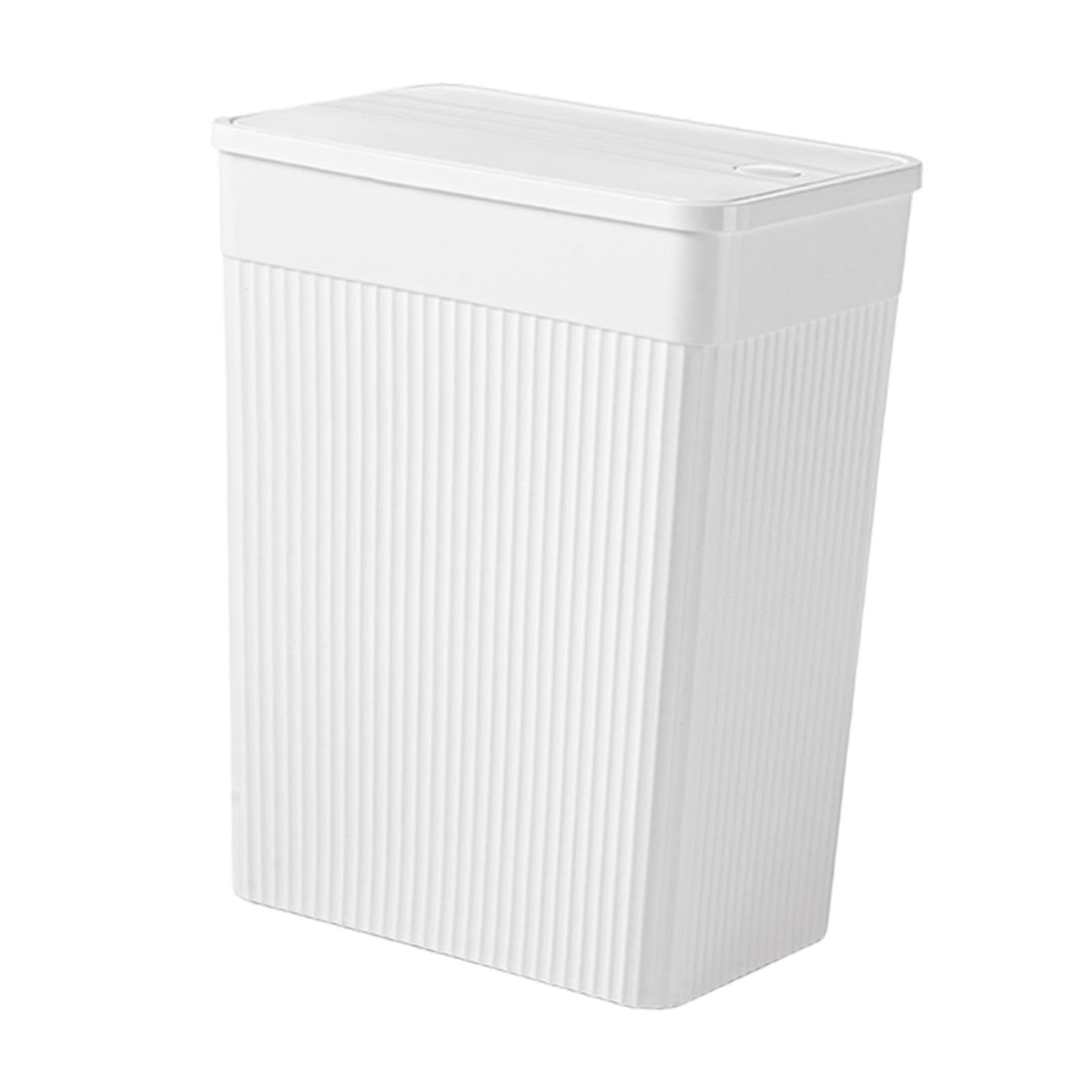 BNF®Trash Can with Lid Paper Basket Waste Bin for Kitchen Dorm Living Room 26x17.5x34 cm|Home & Garden | Household Supplies & Cleaning | Trash Cans & Wastebaskets-image-12