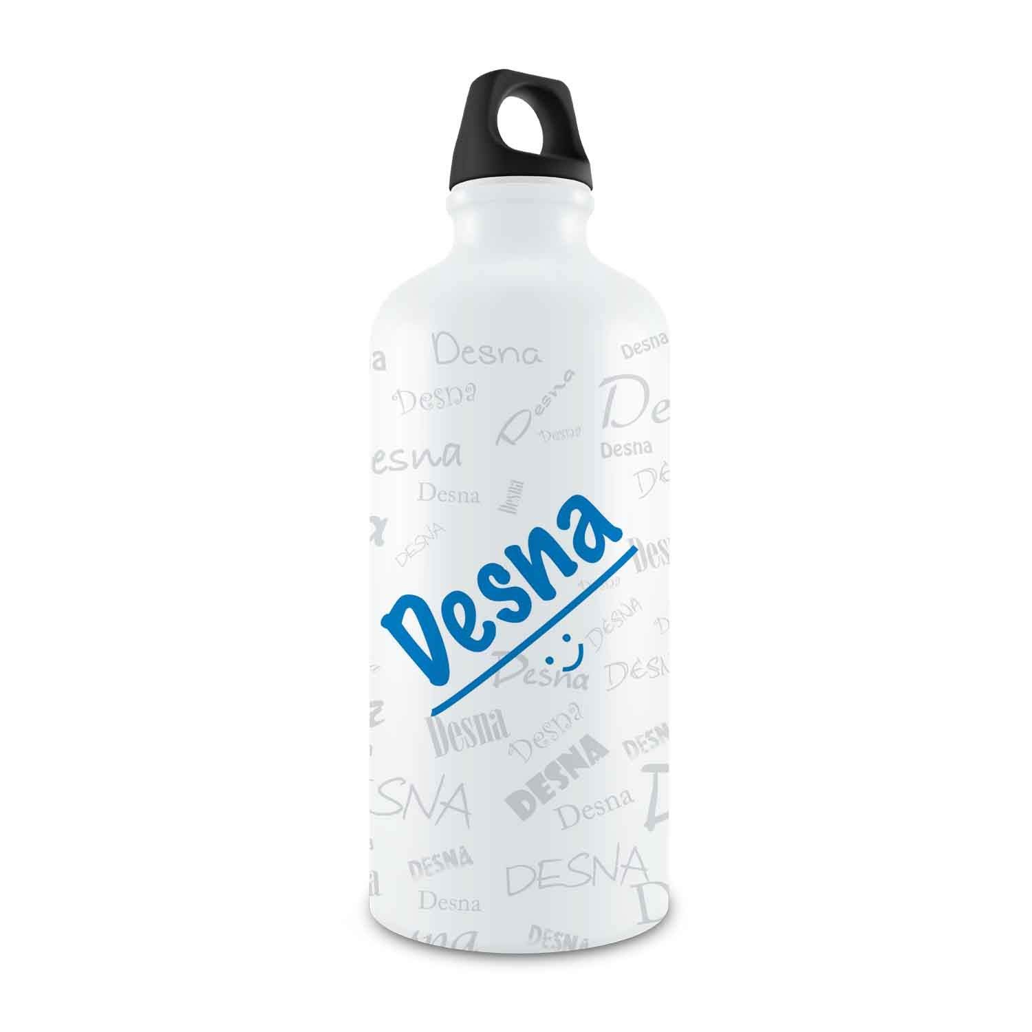 Hot Muggs Me Graffiti -"Desna" Stainless Steel Personalised Name Bottle Bottle, 750 ml