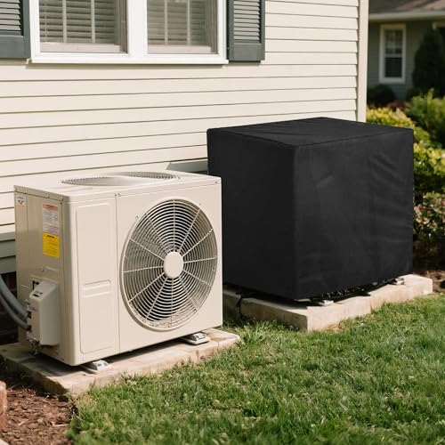 Ninonly Air Conditioner Cover for Outside Units 30\" x 30\" x 32\", 600D Waterproof Windproof Oxford Fabric Outdoor AC Cover for Winter, AC Parts & Accessories
