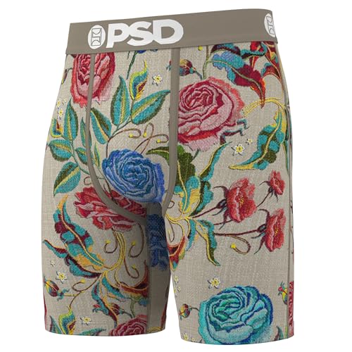 PSD Men's Tapestry Bloom Boxer Brief, Multi, XL2