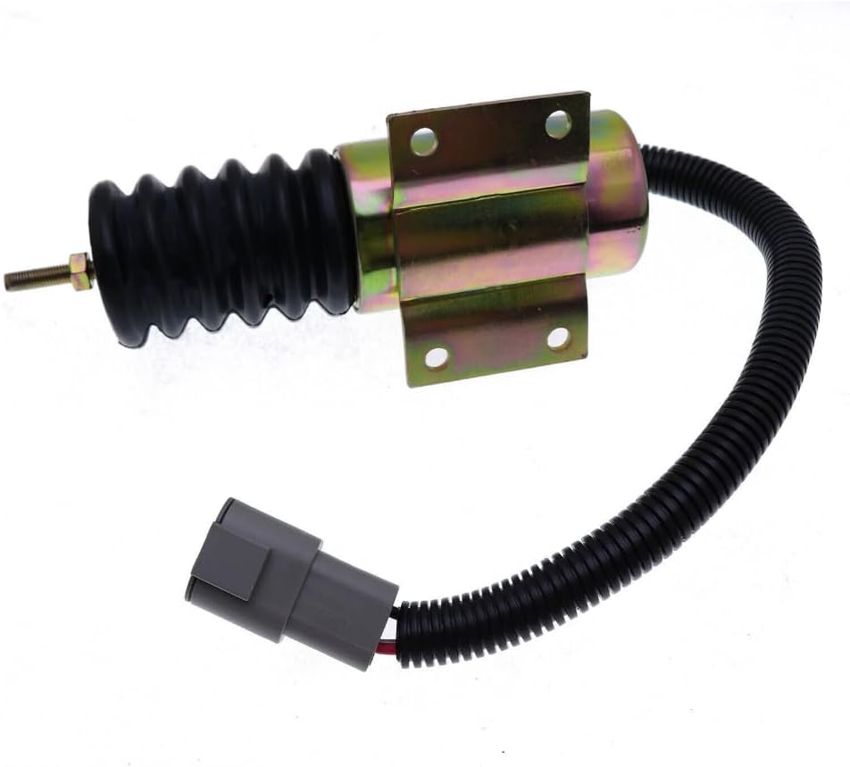 Fuel Shutdown Solenoid, 12V, P613A1V12, 2001ES12E2U1, Engine Throttle Replacement Part