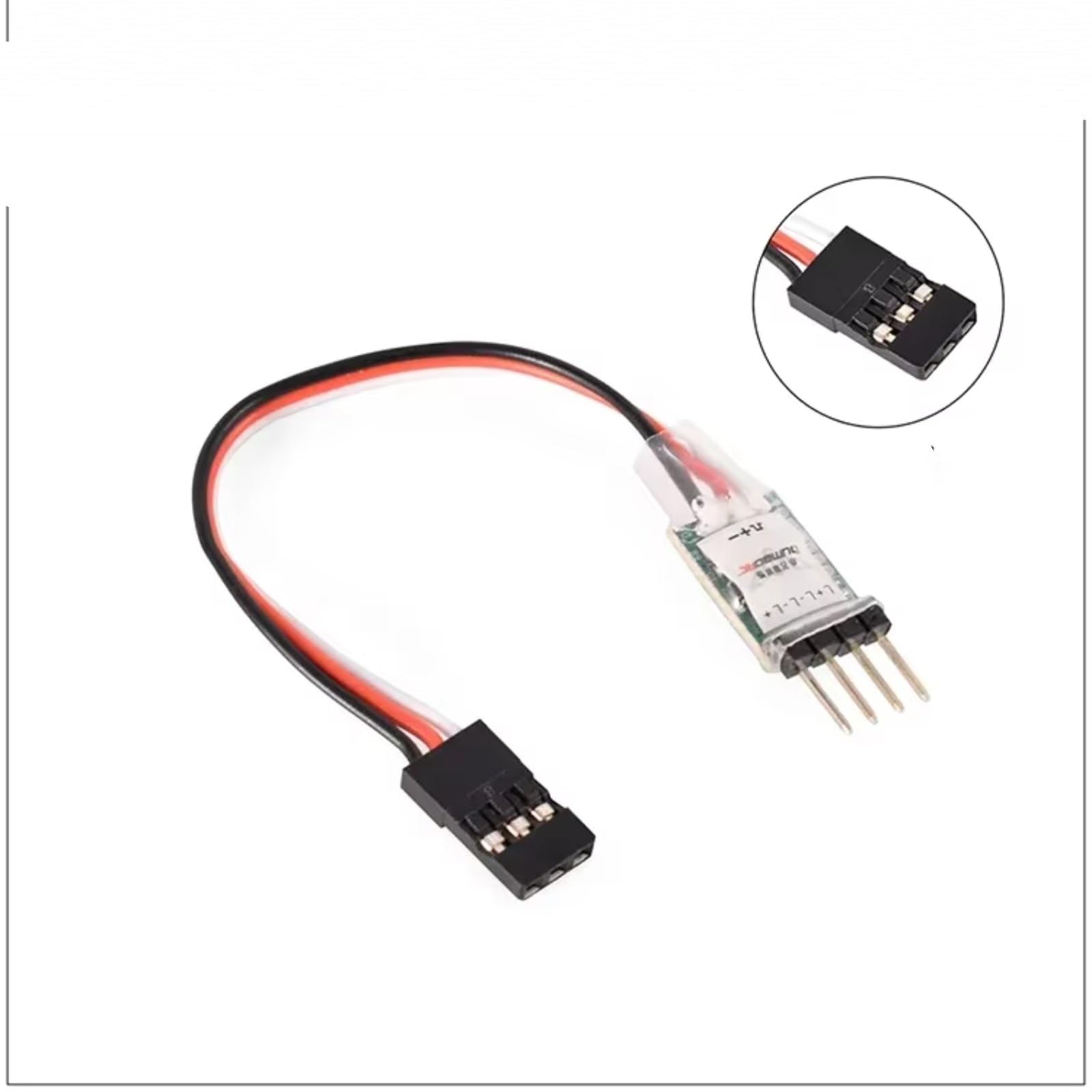Controlador Rc Pane Módulo Controlador Lámpara De3 Canales Para Vehículo RC Ala Fija Avión Interruptores Luz Sistema Encendido Apagado Enchufe JR Reparación Actualización