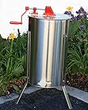 9TRADING 2 Frame Honey Extractor Beekeeping Tank 201 Stainless Steel W/Legs & Honey GATE