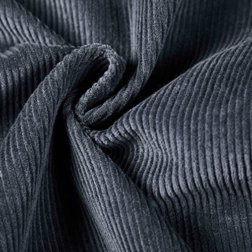 tuduoms Men's Casual Corduroy Trucker Jacket Vintage Long Sleeve Button Down Cotton Corduroy Shirt Shackets Big Tall Jacket4