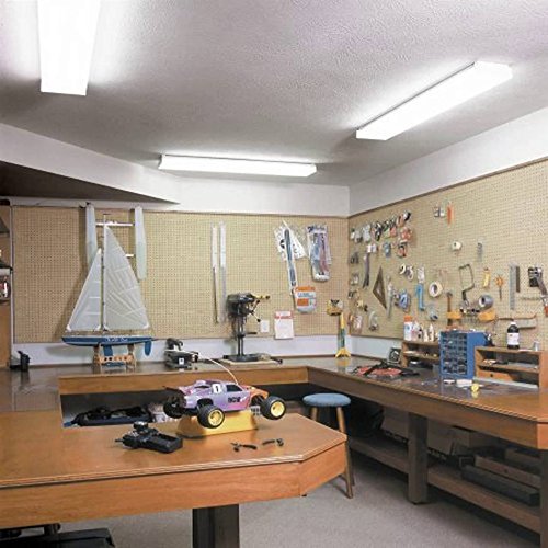 Faithsail 4Ft Led Wraparound 40W Wrap Light, 4400Lm, 4000K Neutral White, 4 Foot Led Shop Lights For Garage, 48 Inch Led Light Fixtures Ceiling Mount Office Light, Fluorescent Tube Replacement, 4 Pack #TOP6