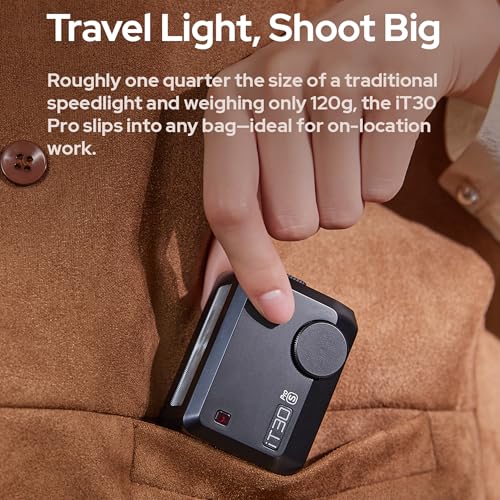 Image of GODOX IT30Pro TTL Mini Camera Flash Light,Full-Color Touchscreen,2.4GHz X System,Built-in Diffuser and Battery (for Sony)