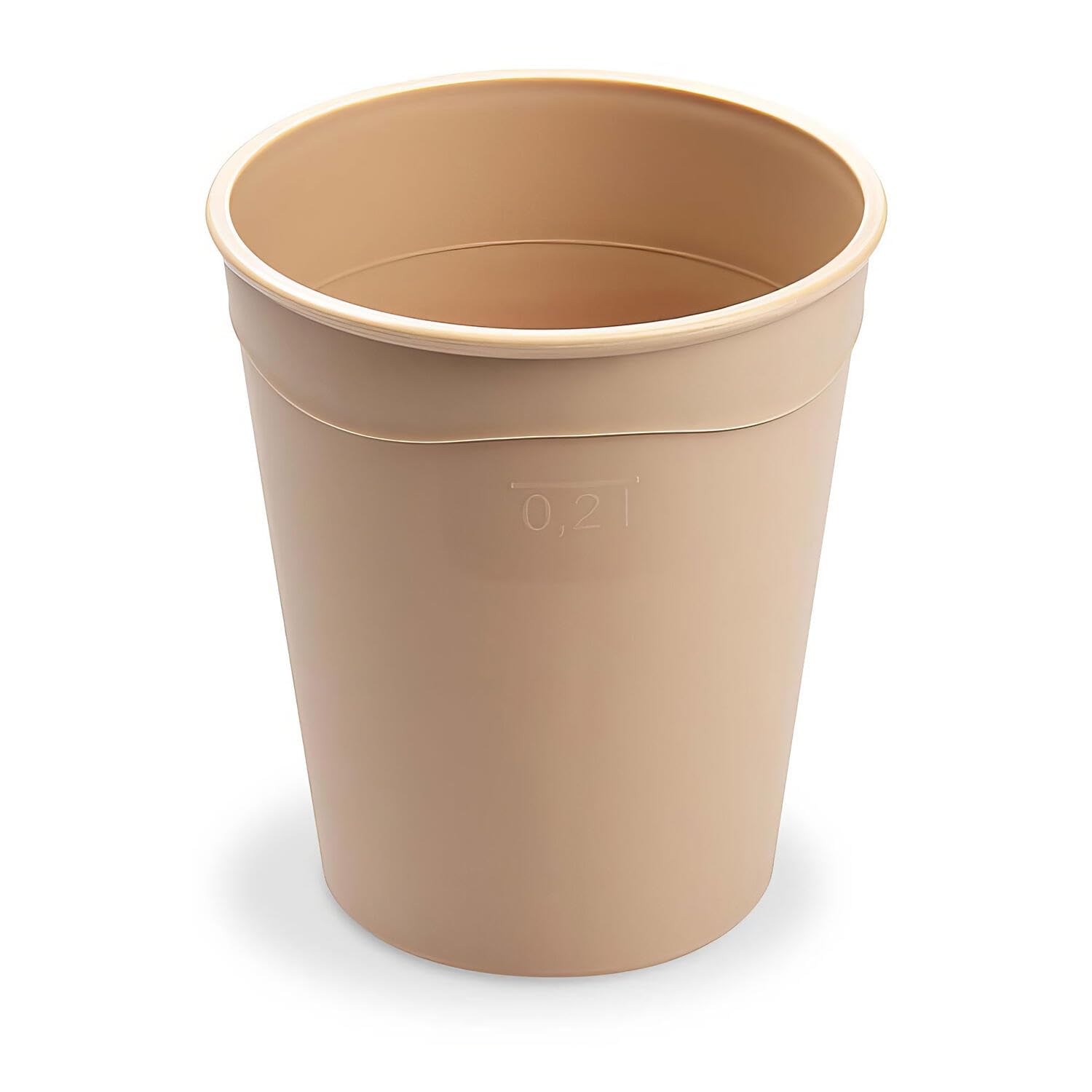 Mehrweg Heißgetränkebecher 200ml Ø 80mm, 50 Stück | PP-Material, 125× spülmaschinenfest, Für Kaffee & Glühwein