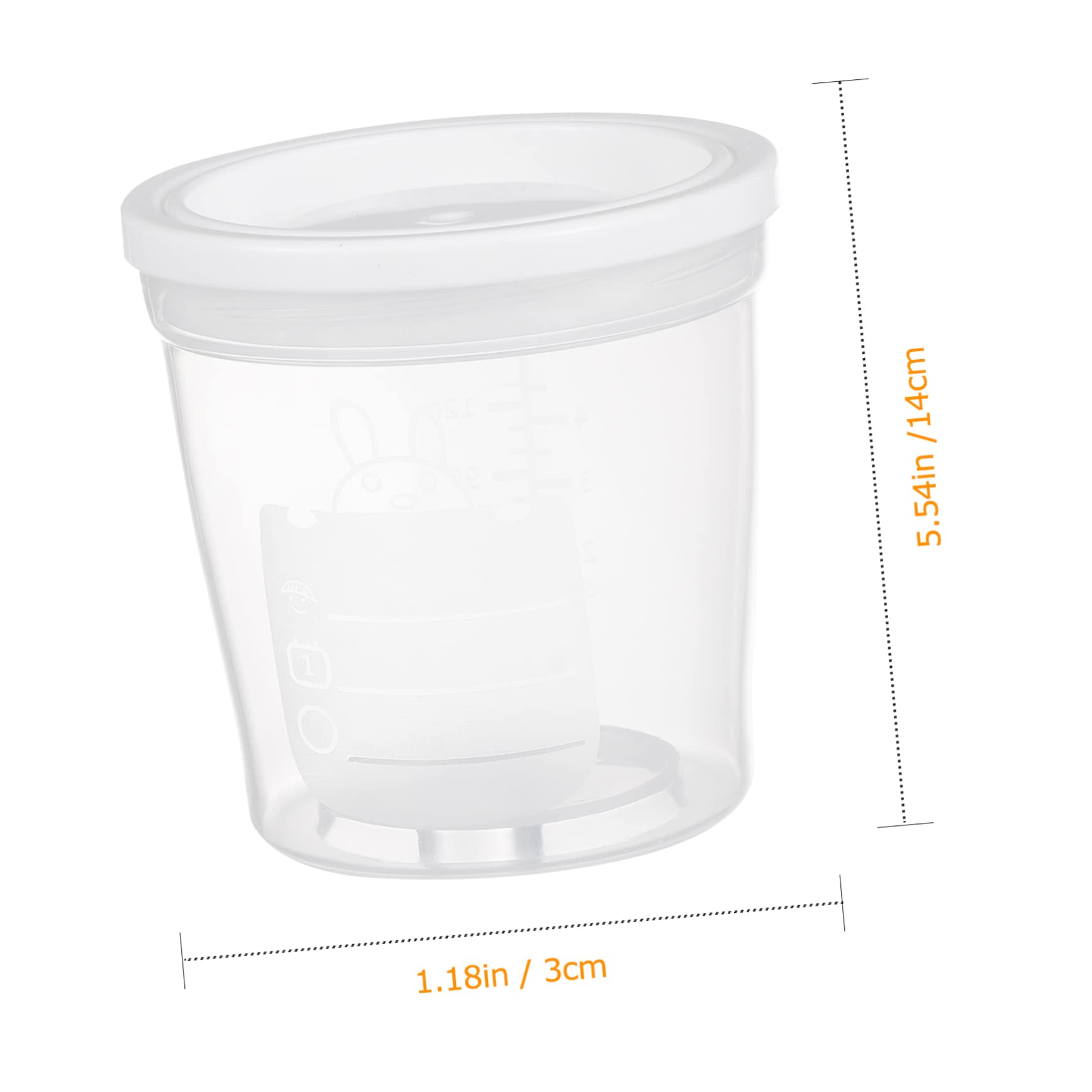 IWOWHERO 3PCS Milk Powder Storage Box 180ml Detachable Formula Container for Home and Travel Portable Snack Box for Ideal for Milk Powder and Snacks