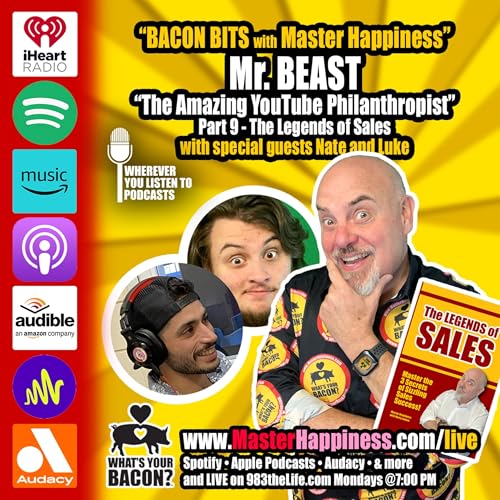 Mr. Beast, the Amazing YouTube Philanthropist, The Legends of Sales Podcast By  cover art