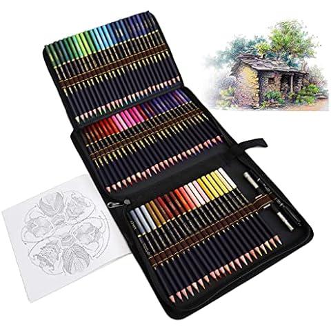 Juego de 72 lápices de colores QUER con base de óleo Cover