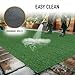 Sweethome Meadowland Collection Indoor and Outdoor Green Artificial Grass Turf Area Rug 6'6