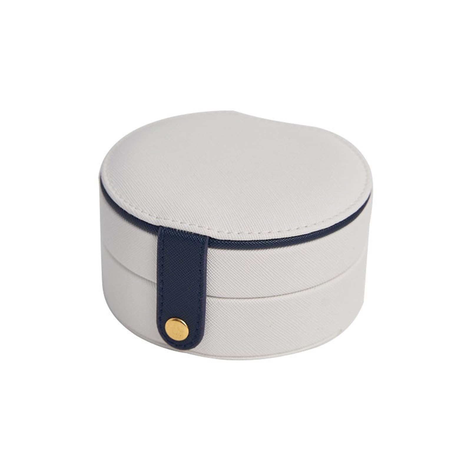 Shihan-2015 Jewelry Organizer Jewelry Travel Case Leather Jewellry Organizer Box For Rings Earrings Necklaces Jewelry Storage Case(White)