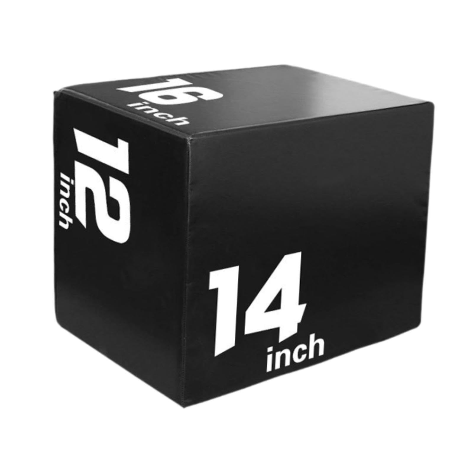 Plyo-Sprungbox – Weiche, tragbare Sprungbox für Heimfitness (60x50x50 cm / 24x20x20 inch)
