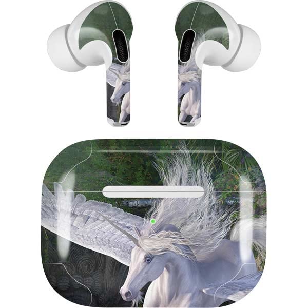 Skinit Decal Audio Skin Compatible with Apple AirPods Pro (2rd Gen, 2022) - Tate and Co. Soaring Pegasus Design