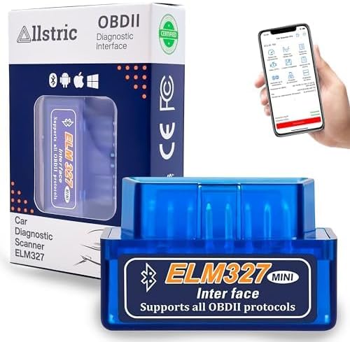 OBD2 Diagnosegerät. ELM327 Auto Diagnosegerät mit OBD2 Bluetooth Adapter. OBD-II Diagnosewerkzeuge & Auslesegerät Auto für Fehlercodes & Fahrzeugdiagnose. Kompatibel mit OBD2 Fahrzeugen