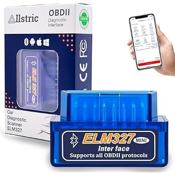 Allstric OBD2 Diagnostic Tool ELM327 Car Diagnostic Tool with OBD2 Bluetooth Adapter OBD-II Diagnostic Tools & Reader for OBD