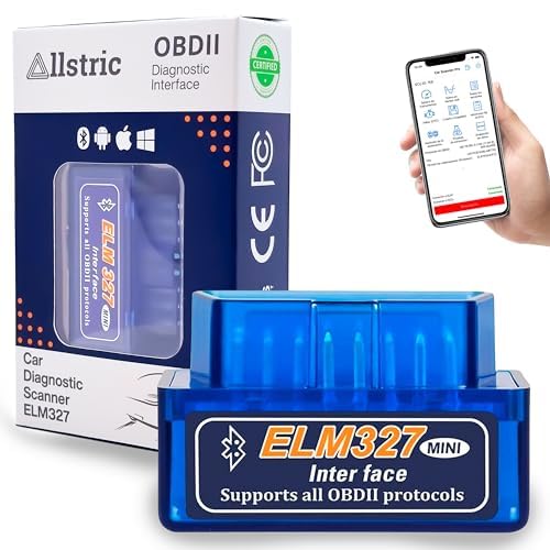 Allstric® OBD2 Diagnosegerät. ELM327 Auto Diagnosegerät mit OBD2 Bluetooth Adapter. OBD-II Diagnoseâ€¦ – Miniatur