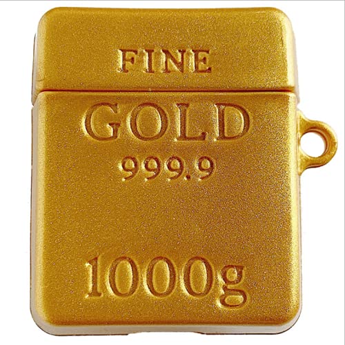 YOER Funny Cute 3D Gold Nugget Silicone Cover AirPods Case Compatible with  Apple Airpods 1/2 or Airpods Pro Wireless Charging Case, Earbuds Headphone