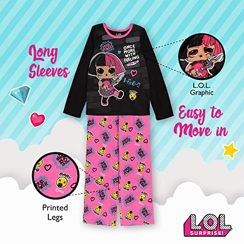L.O.L. Surprise! Girls' 2-Piece Loose-fit Pajama Set, Soft & Cute for Kids4