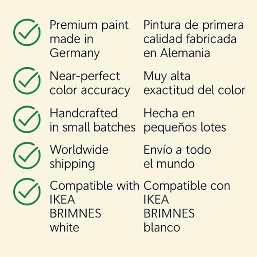 Q-Pen Original Lackstift for IKEA Brimnes white - Touch-up Paint by