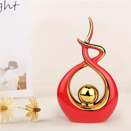 Miniatura 5 de Norrclp - Decoración para el hogar, arte abstracto moderno, estatua de cerámica, decoraciones de centro de mesa para el comedor, la sala de estar y