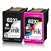 Produktbild 62XL Multipack Remanufactured Druckerpatronen Kompatibel für HP 62 Schwarz und Farbe für HP Envy 5540 5544 5545 5548 5640 5646 7640 OfficeJet 200 5740 5742 5744 250 Drucker (2er Pack)