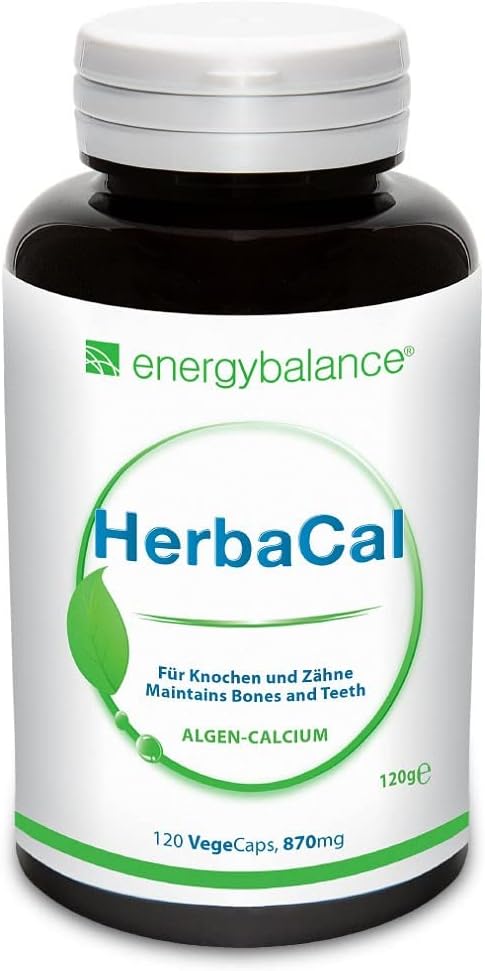 HerbaCal Algae Calcium No. 1 875mg, 120 VegeCaps