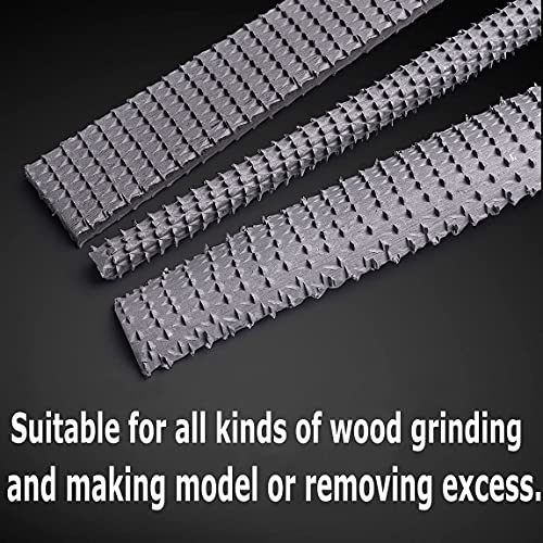 Aihuiwood Rasp File Set 3 Pack Wood File Woodworking Files, Round, Half-Round, Flat File Rasp High Quality Carbon Steel Rasp File For Woodworking Shaping, Sharping Wood #TOP1