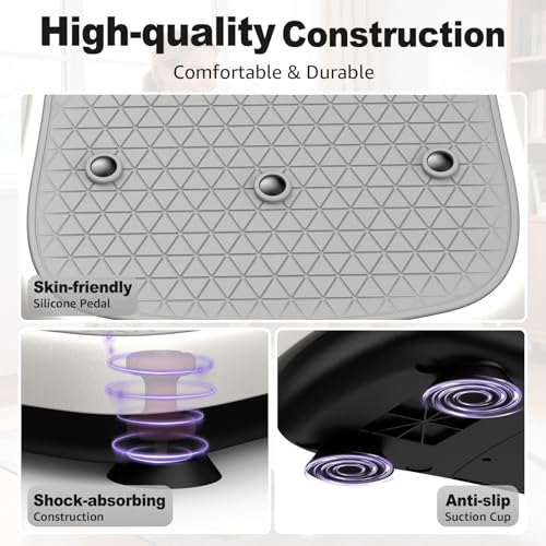 Plataforma vibratoria para ejercicio, mini plataforma vibratoria para drenaje linfático y pérdida de peso, 1 pieza miniatura 6