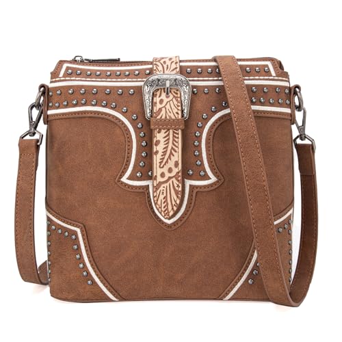 Image of Montana West Western Crossbody Bags for Women Embroidered Denim Collection Purses