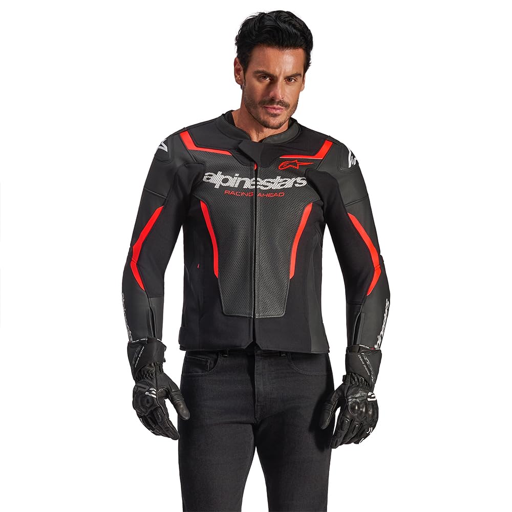 Alpinestars GP Force V2 Airflow Leather Jacket 54 Black