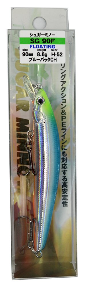 Amazon.co.jp: Bassday(バスデイ) ミノー シュガーミノーSG 90F 90mm