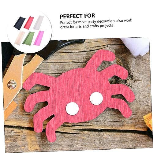 LALAFINA 6 Rolos De Papel Crepom Para Flores Papel Crepom Decoração Arte Floral Papel Crepom De Casa