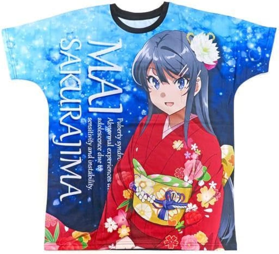 【新品】桜島麻衣 浴衣 フルグラフィックtシャツ アニメ青ブタ フリーsize Amazon.co.jp: 桜島麻衣 浴衣 フルグラフィックtシャツ アニメ青