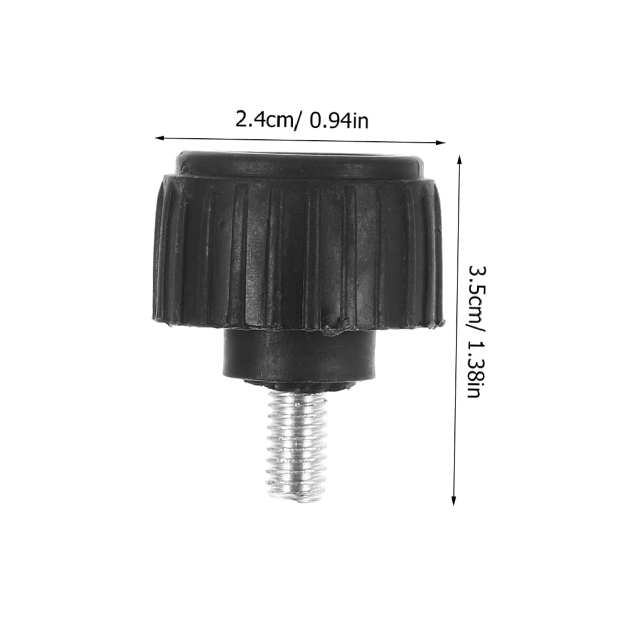 COLLBATH 8pcs Electronic Scale Accessories Scale Feet Scale Replacing Feet Scale Leg Bracket Scale Replacement Parts Platform Scale Part Platform Scale Foot Scale Paper Black Rubber