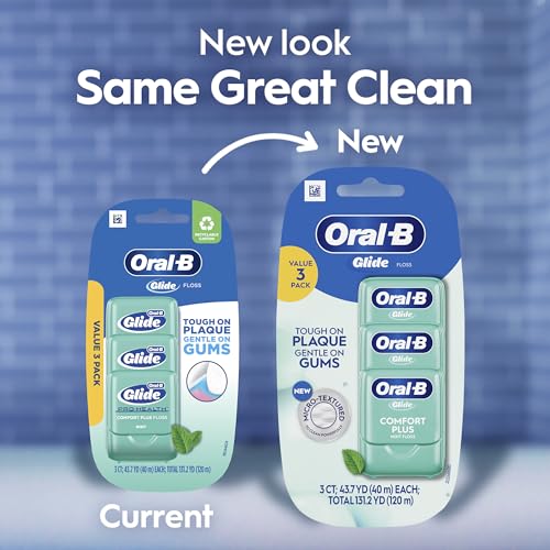 Oral-B Glide Pro-Health Comfort Plus Floss, Mint, 3 Ct image 10