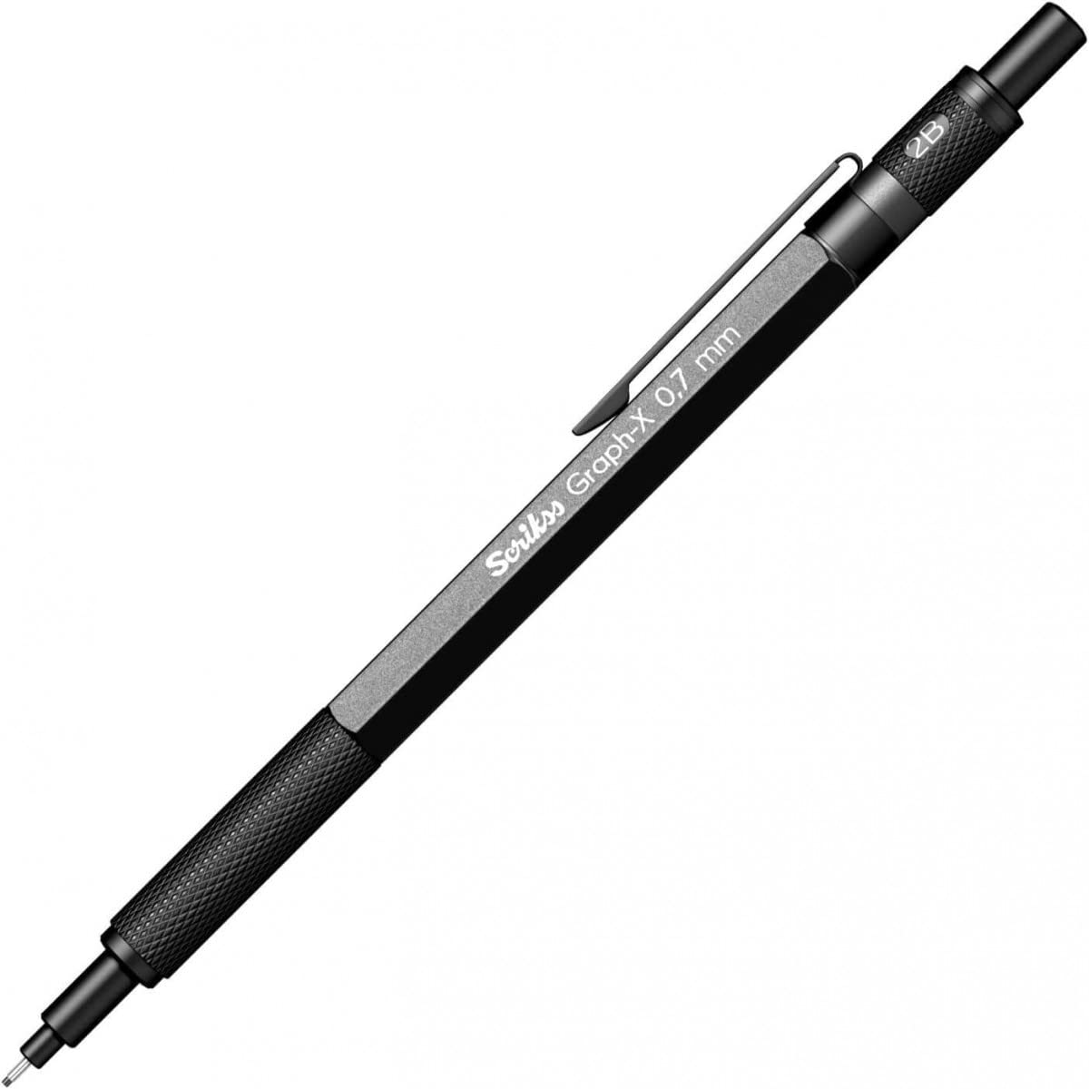 SCRIKSS - Ołówek mechaniczny - Graph-X (matowy czarny, 0,7 mm)