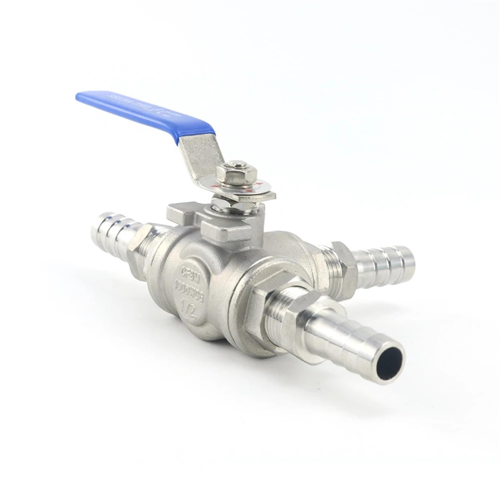 Válvula de bola de 3 vías 3/4 pulgadas con conector tipo L de 16mm para agua y aceite