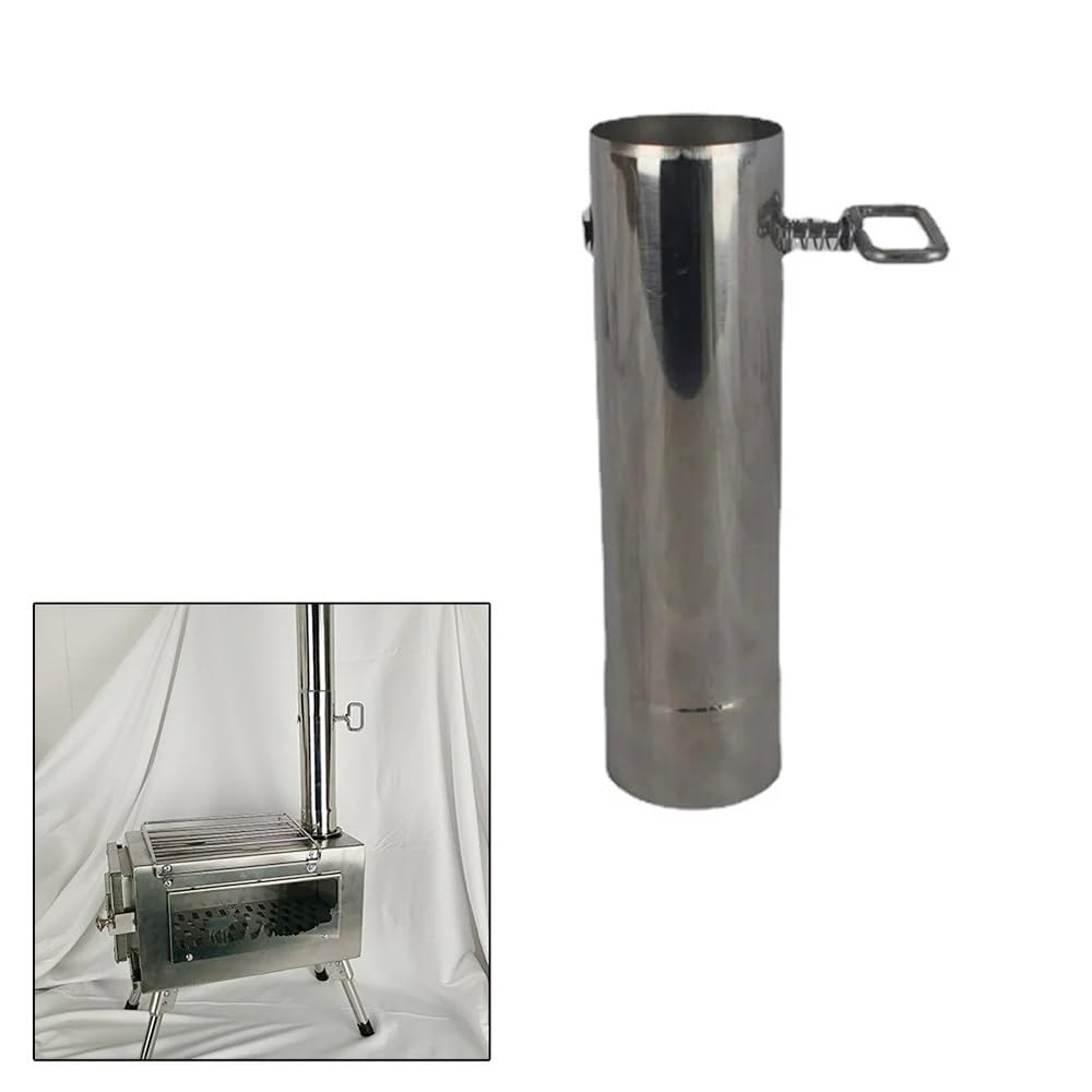 Tubo De Estufa De Leña, Horno De Combustión, Chimenea, Chimenea, Estufa De Leña, Tubo Antiescaldado, Tubos De Estufa For Exteriores, Tubo De Escape De 22 X 6 X 6 Cm