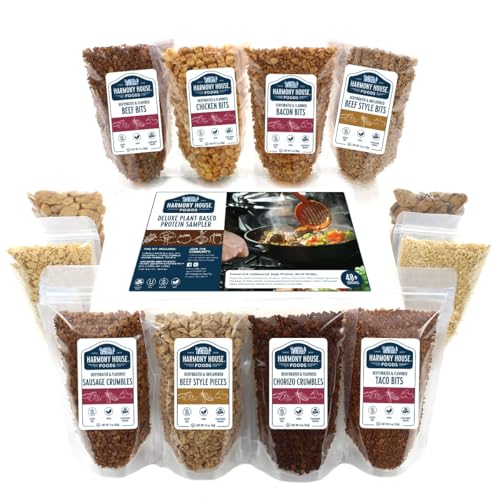 Harmony House Deluxe Plant-Based Protein Sampler (12 Zip Pouches)