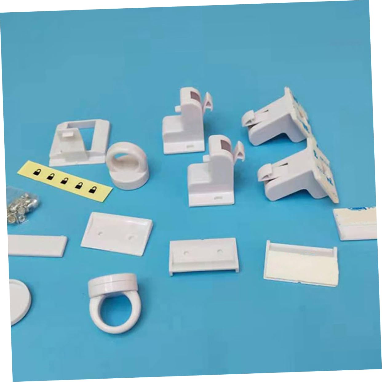 BESTonZON 2 Juegos Cerradura Magnética Para Cajón Infantil. Pestillos De Gabinete a Prueba De Niños Cerraduras De Seguridad Para Niños Del Gabinete Material De Abdominales