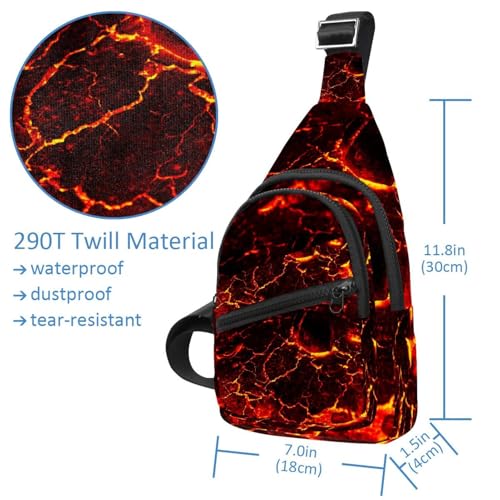 Bolsa cruzada ergonómica de 30x18cm para evitar bolsillos llenos 4