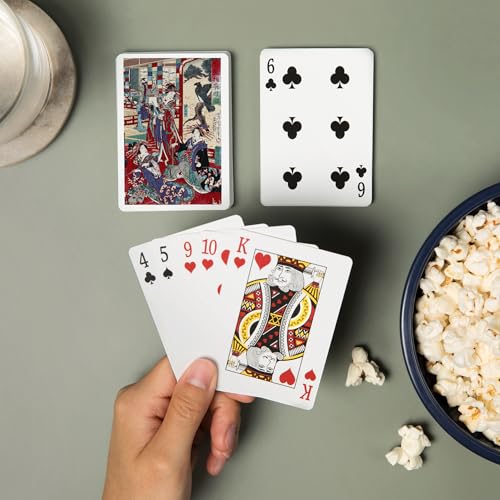 Baraja de cartas Poker Lantern Press 52 piezas miniatura 2