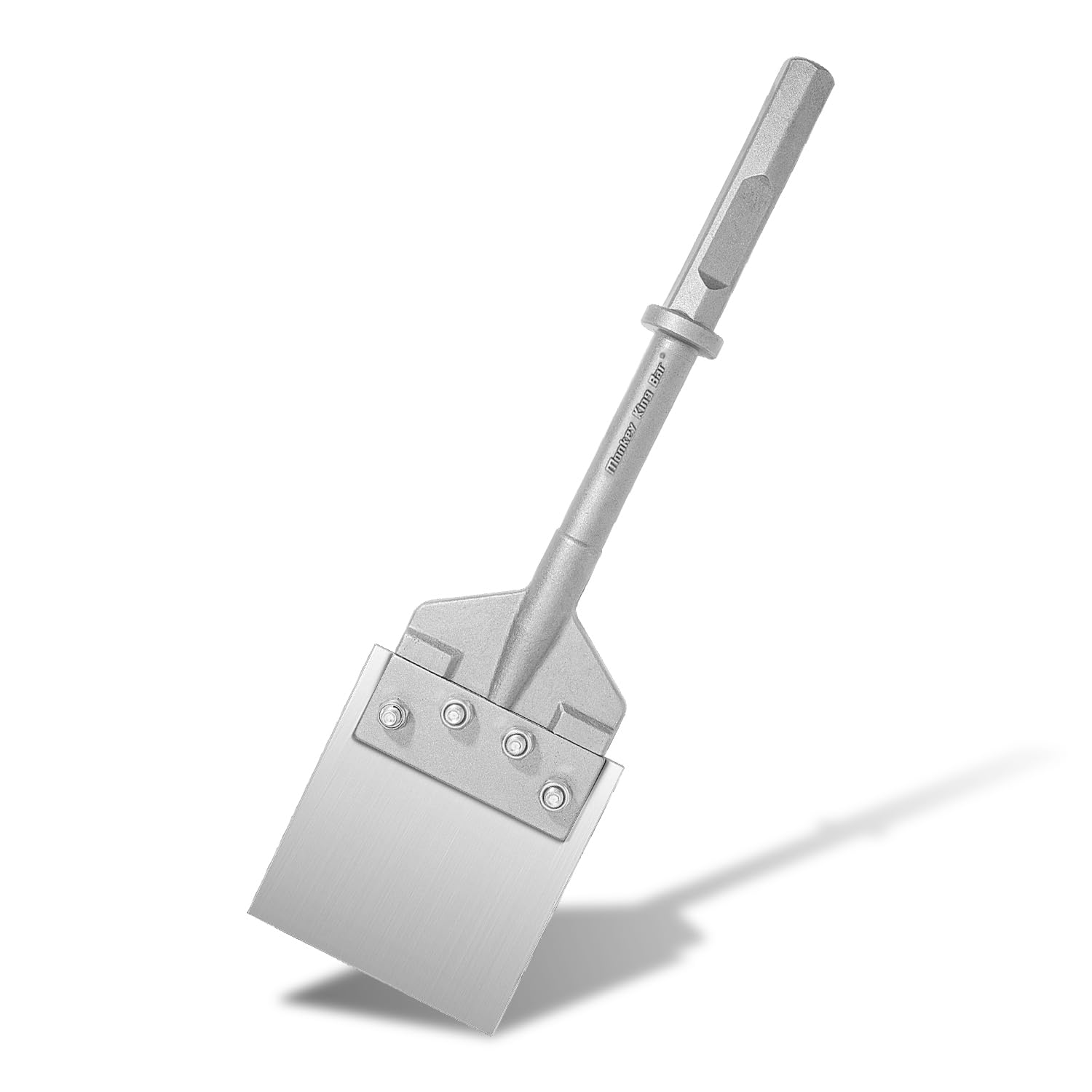 MonkeyKingBar-Hex/Notch 1-1/8" Floor Scraper-21" x 6"Heavy Duty Chisel-Adhesive Removal, Thinset, & Tile Demolition