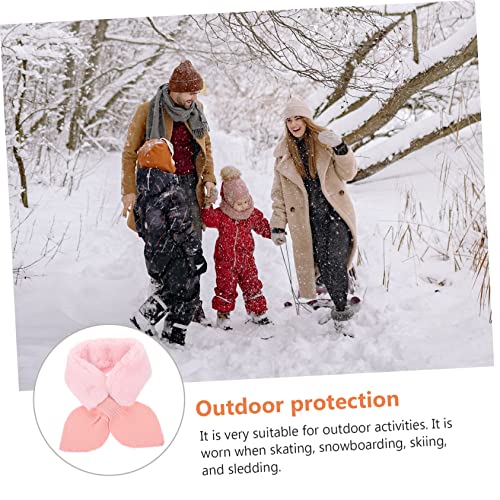 BESPORTBLE Fur Collar Scarf for Girls Plush Winter Warm Scarf Boys and Girls Casual Neck Warmer4