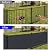 6' x 50' Black Privacy Screen Fence Heavy Duty Fencing Mesh Shade Net Cover for Outdoor Panel Garden Backyard Porch Patio Balcony LSYY