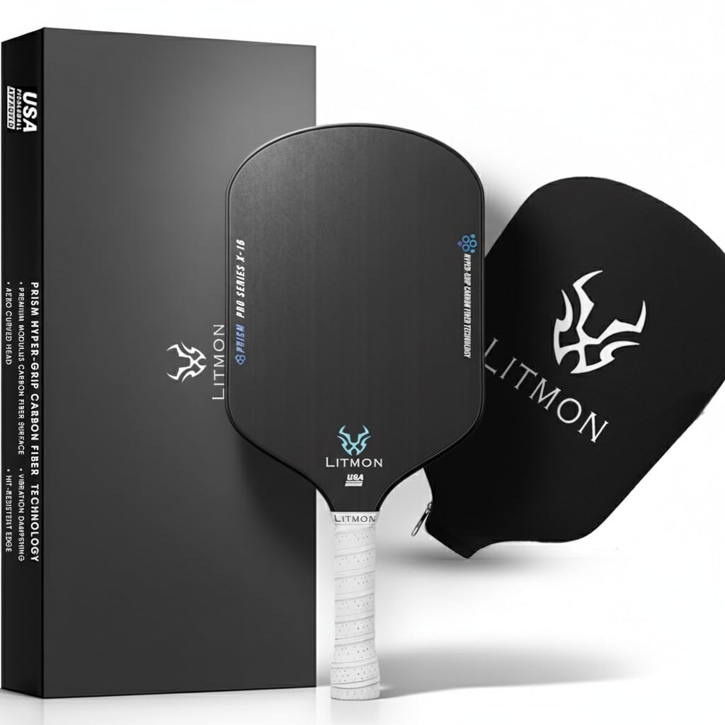 Amazon | カーボンファイバーピックルボールパドル – USAPA承認、16mm