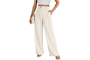 Women's High Waisted Dressy Wide Leg Dress Pants - Spring Fashion 2024
